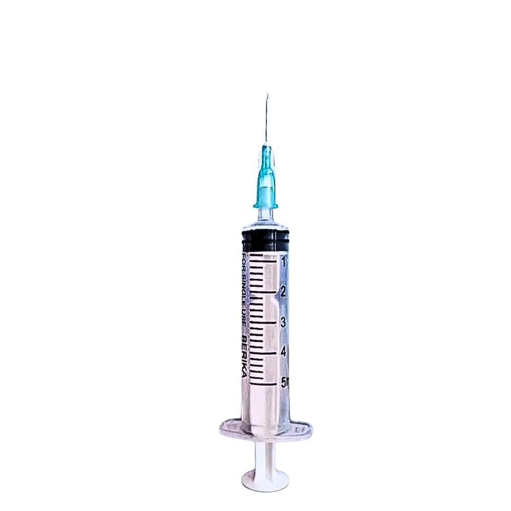 Berika 5 ML Yeşil Kısa Enjektör