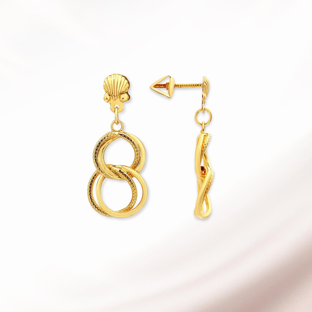  Küpe 22K - KP046