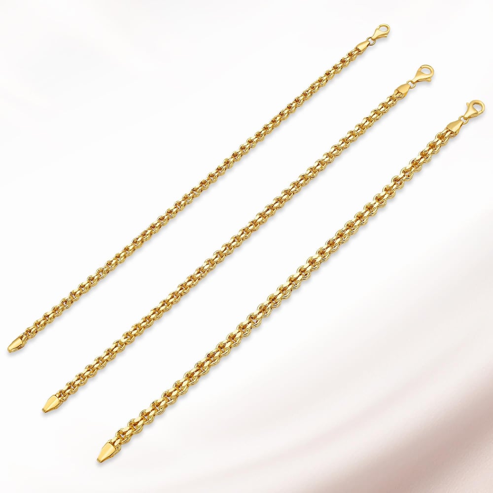 Güverse Zincir Bileklik 22K - BL058