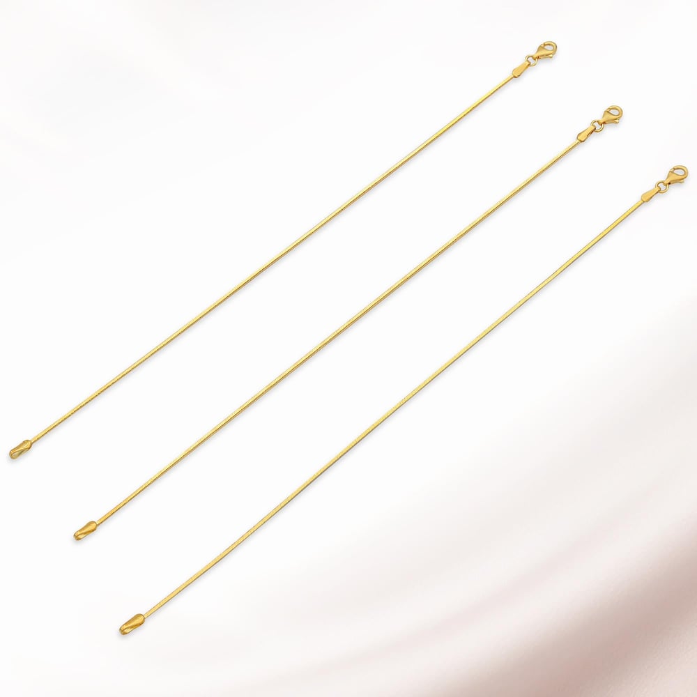 Kare Tondo Zincir Bileklik 22K - BL060