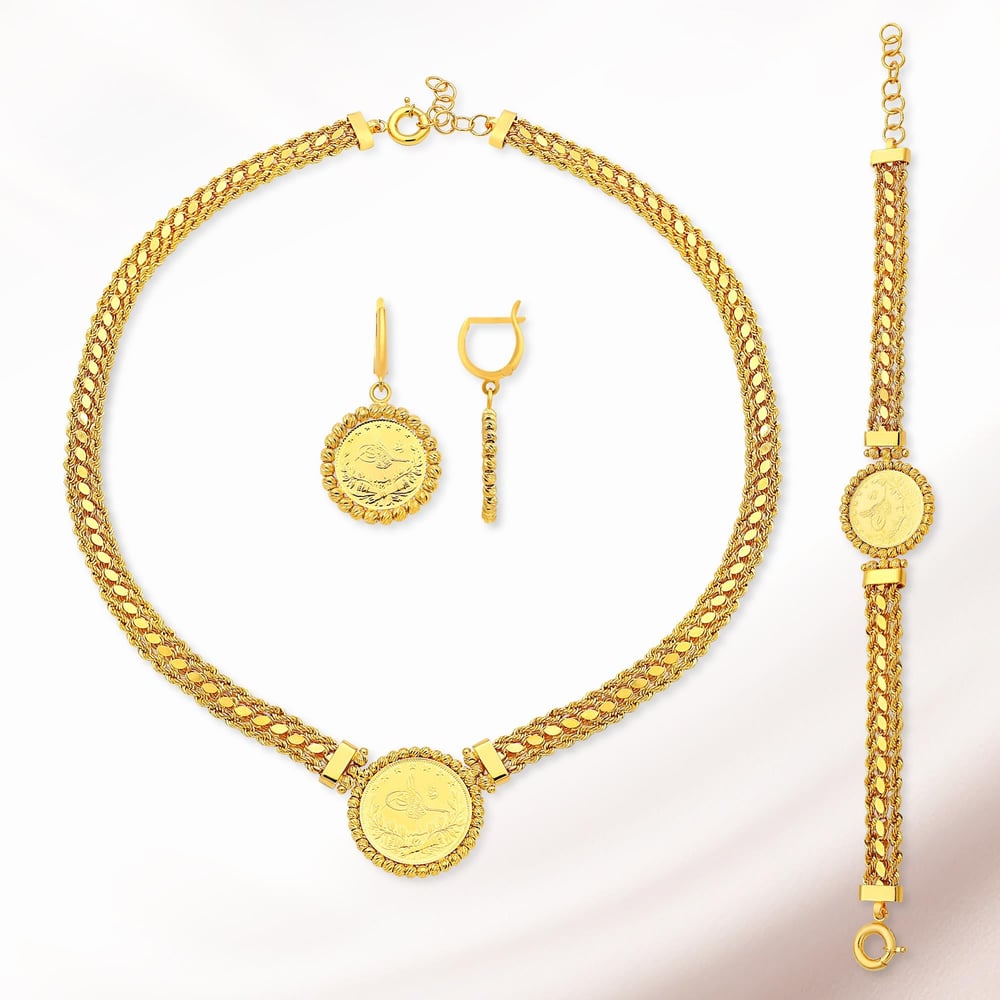 Pullu Halat Set Reşatlı 22K - ST020