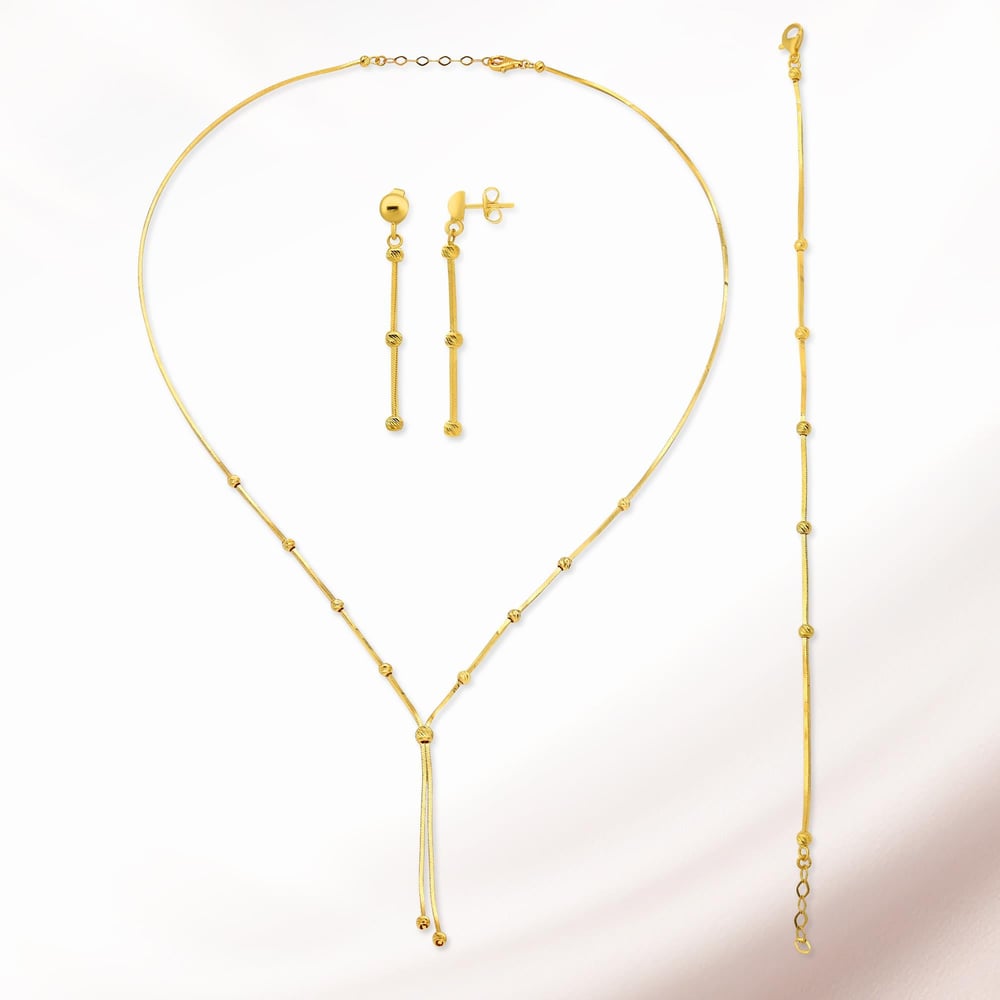 Tondo Zincir Set Set 22K - ST055