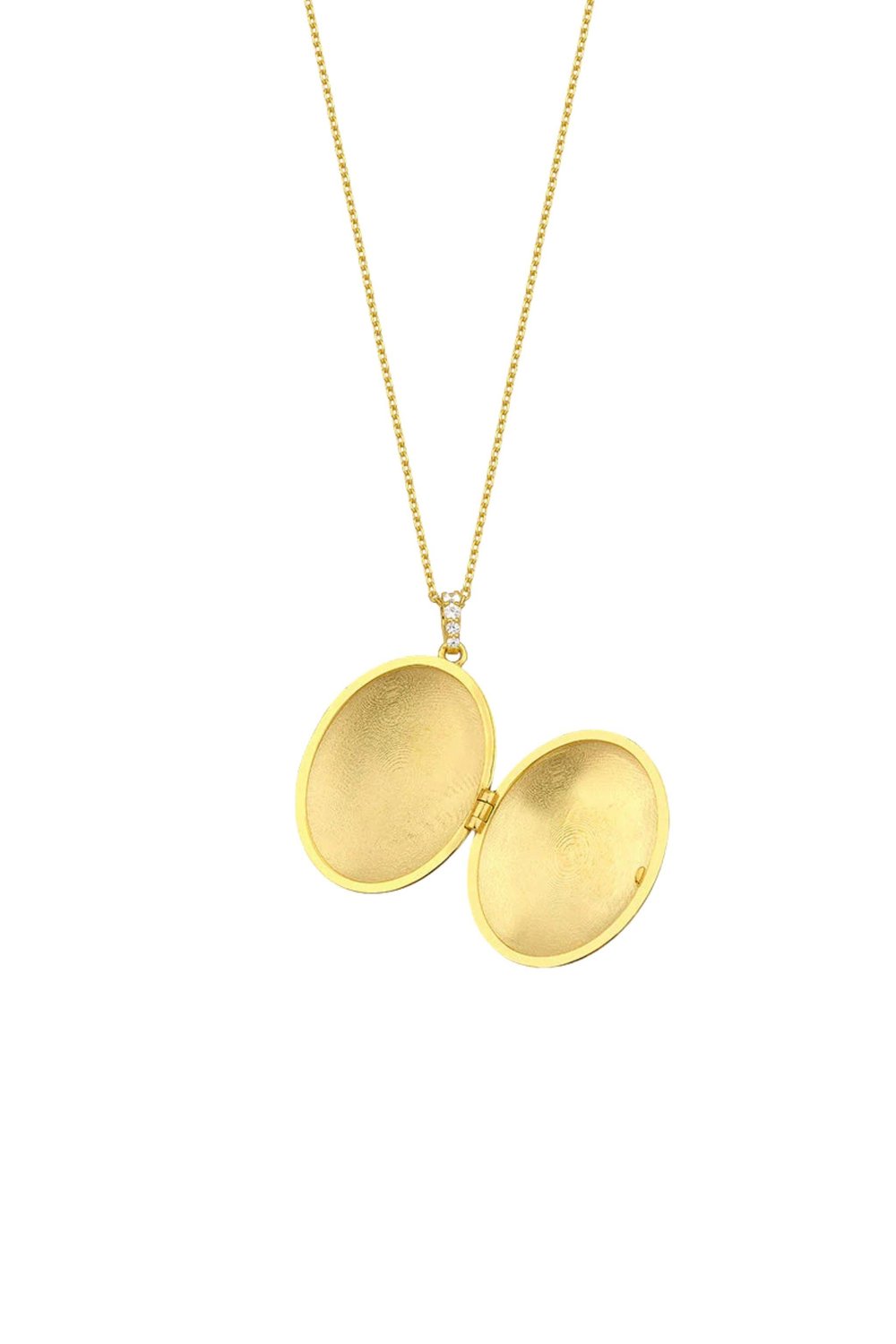 Gold Renk Çelik Alya Kolye / Model 632