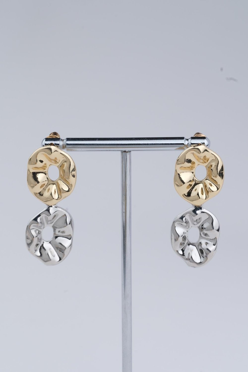 Gold Renk Çelik Küpe / Model 132
