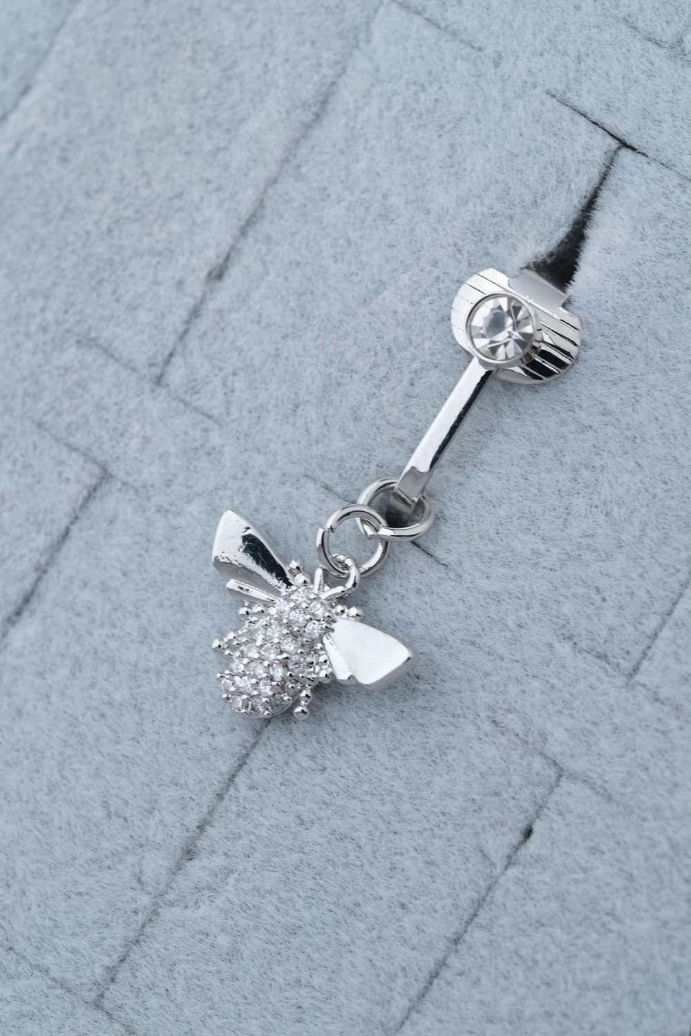 Kıstırmalı Göbek Piercing / Model 123