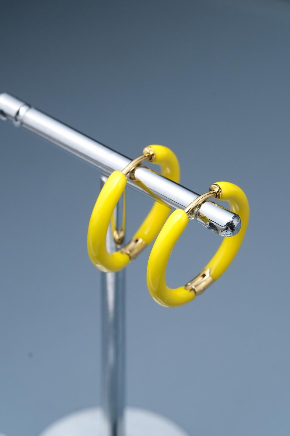 Sarı Çelik Küpe / Model 619