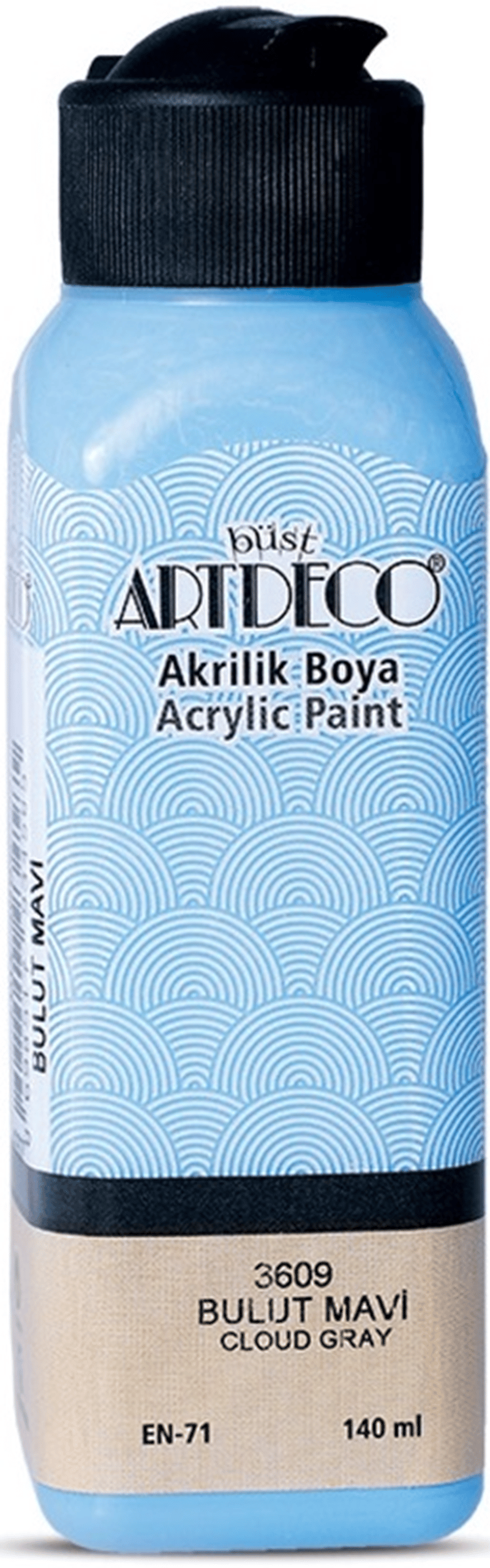 ARTDECO AKRİLİK BOYA 140ML BULUT MAVİ 3609