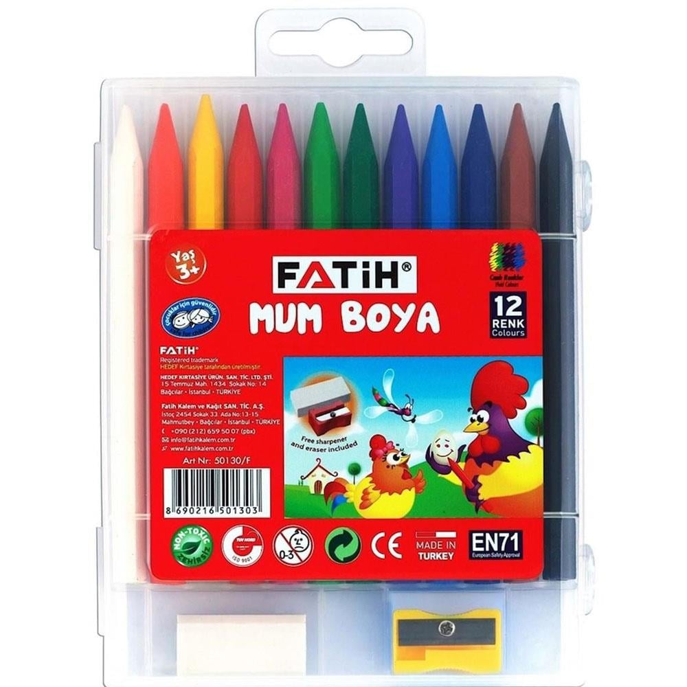 FATİH MUM BOYA 12 RENK