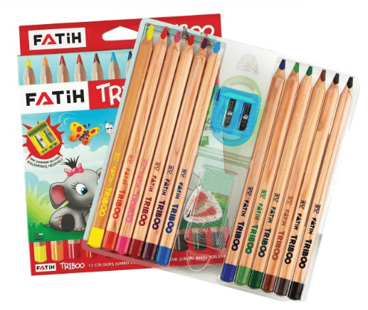 FATİH TRİBOO NATUREL KURU BOYA 12 RENK