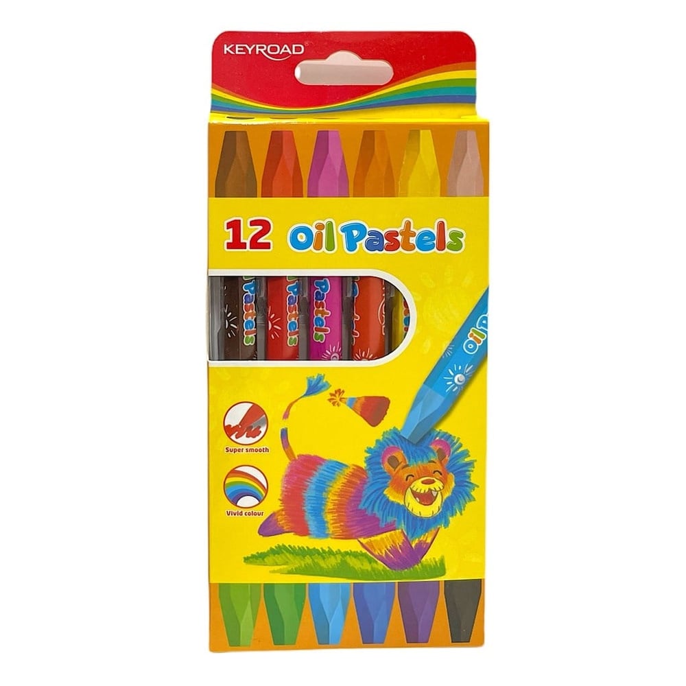 KEYROAD 12 RENKLİ PASTEL BOYA