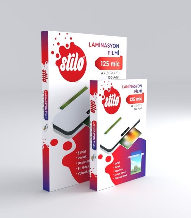 STİLO LAMİNASYON A4 125MİCRON