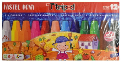 TRİPOD PASTEL BOYA 12 RENK