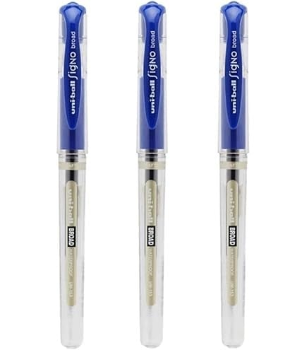 UNİBALL İMZA KALEMİ SİYAH UM-153 MAVİ