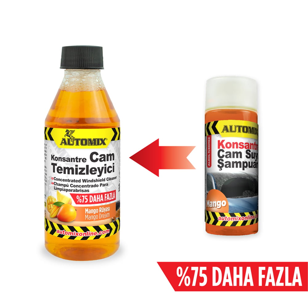 Automix Cam Temizleyici Konsantre Mango 100 ml 44924