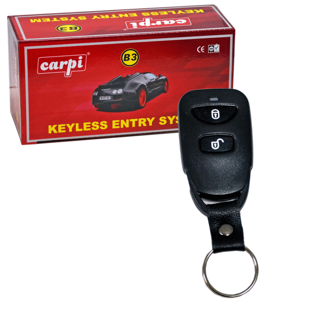 Carpi Açma Kapama 12V Siyah Kumandalı 2 Tuşlu Sinyal Çıkışlı BR4602611