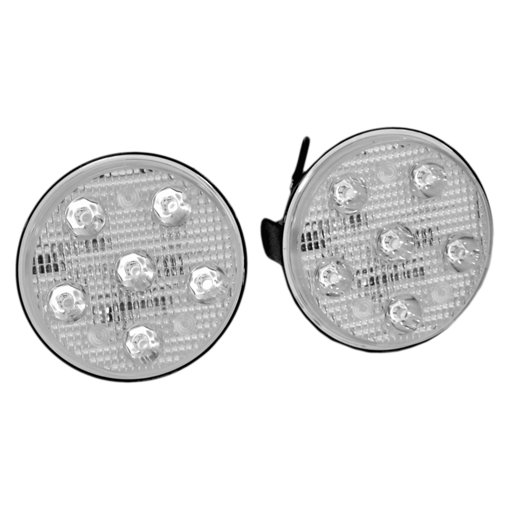 Carub 10-30V Çalışma Lambası Yuvarlak 6 Led 18W 9 cm Beyaz BR3010685