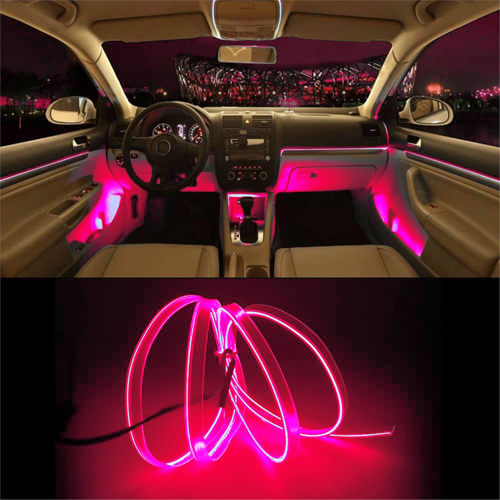 Carub 12V İp Neon Araç İçi Torpido Ledi Kırmızı 2 Mt BR4327556