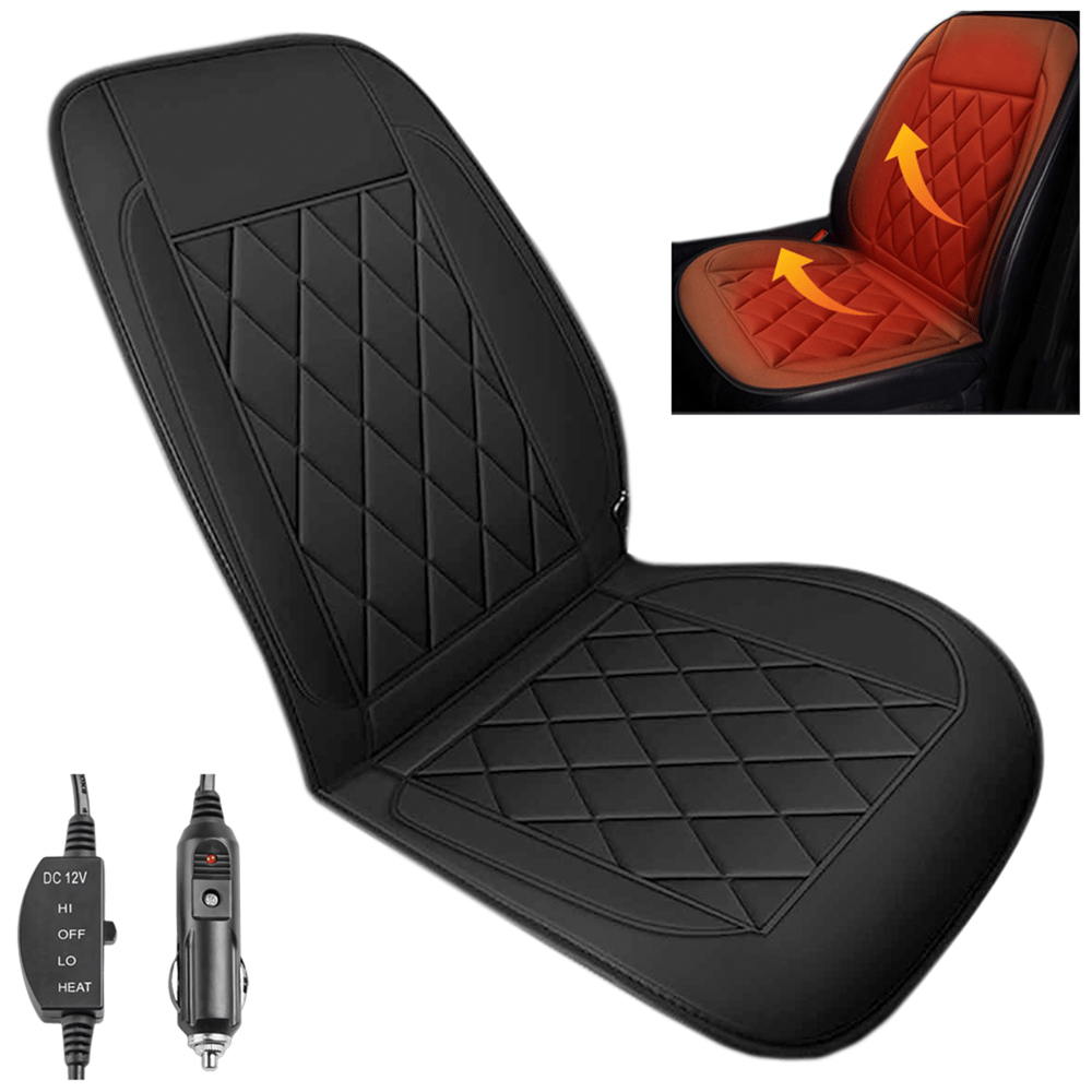 Carub 12V Isıtıcı Koltuk Minderi Çakmaklı Ayarlı Siyah (Tekli) BR4807301