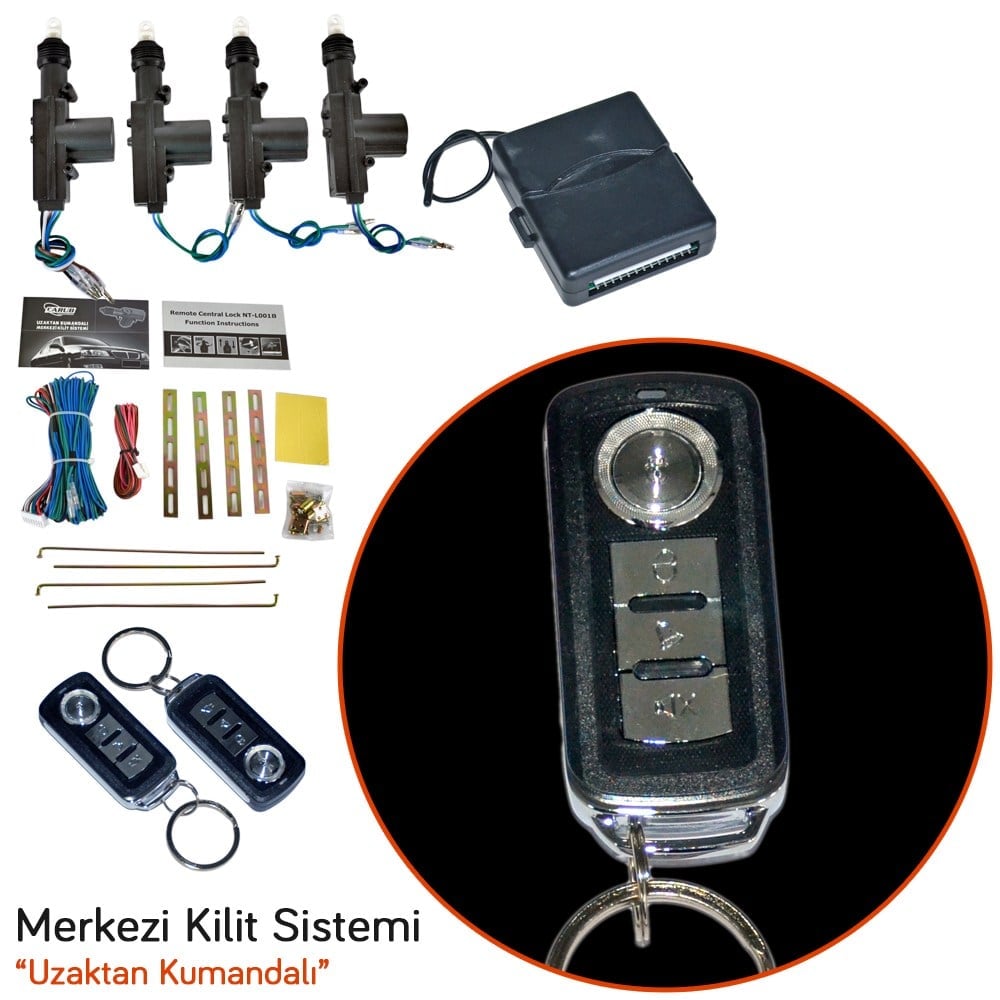 Carub 12V Merkezi Kilit Krom Kumandalı BR4600465