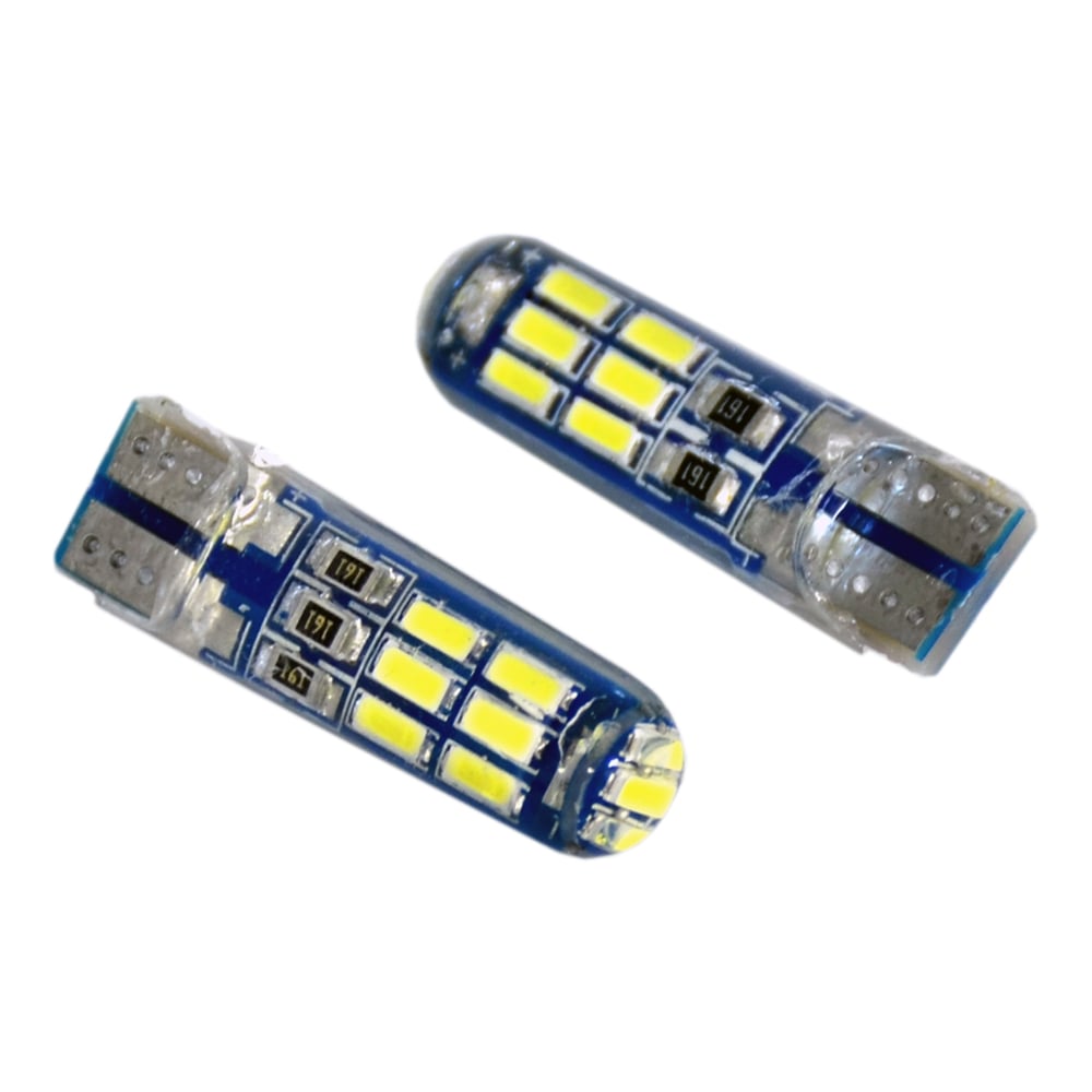 Carub 12V T10 Ampul 15 Led 7W SMD Silikon Fiber Canbus Beyaz BR0405543