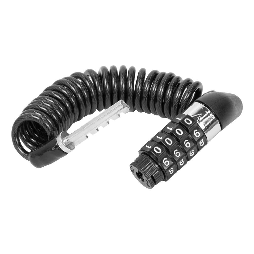 Carub Bisiklet ve Motosiklet Kilidi Spiralli Şifreli 4x1200 mm BR1740108
