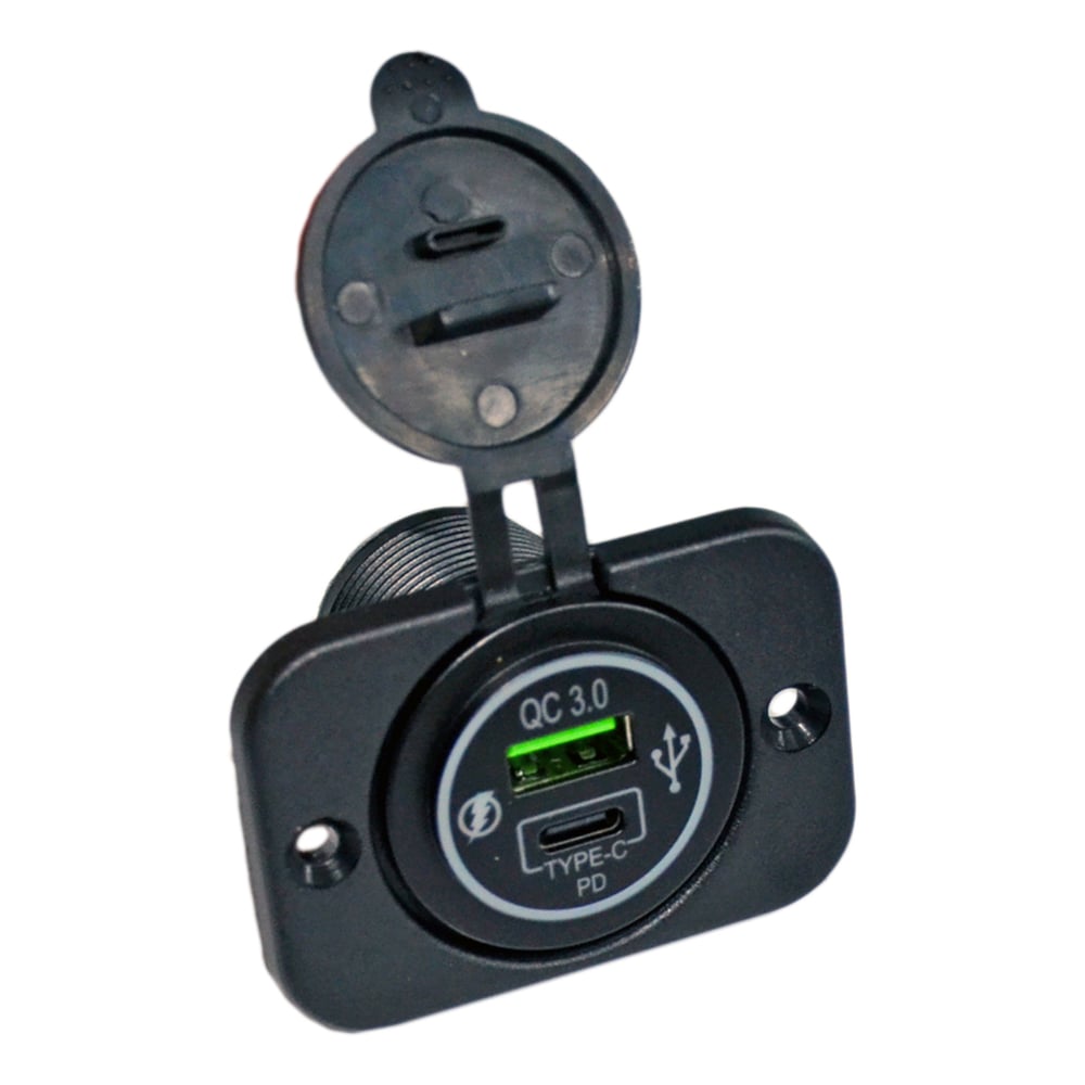 Carub Çakmak Soketi 9-30V Marine Tip Type-C+USB BR1700814