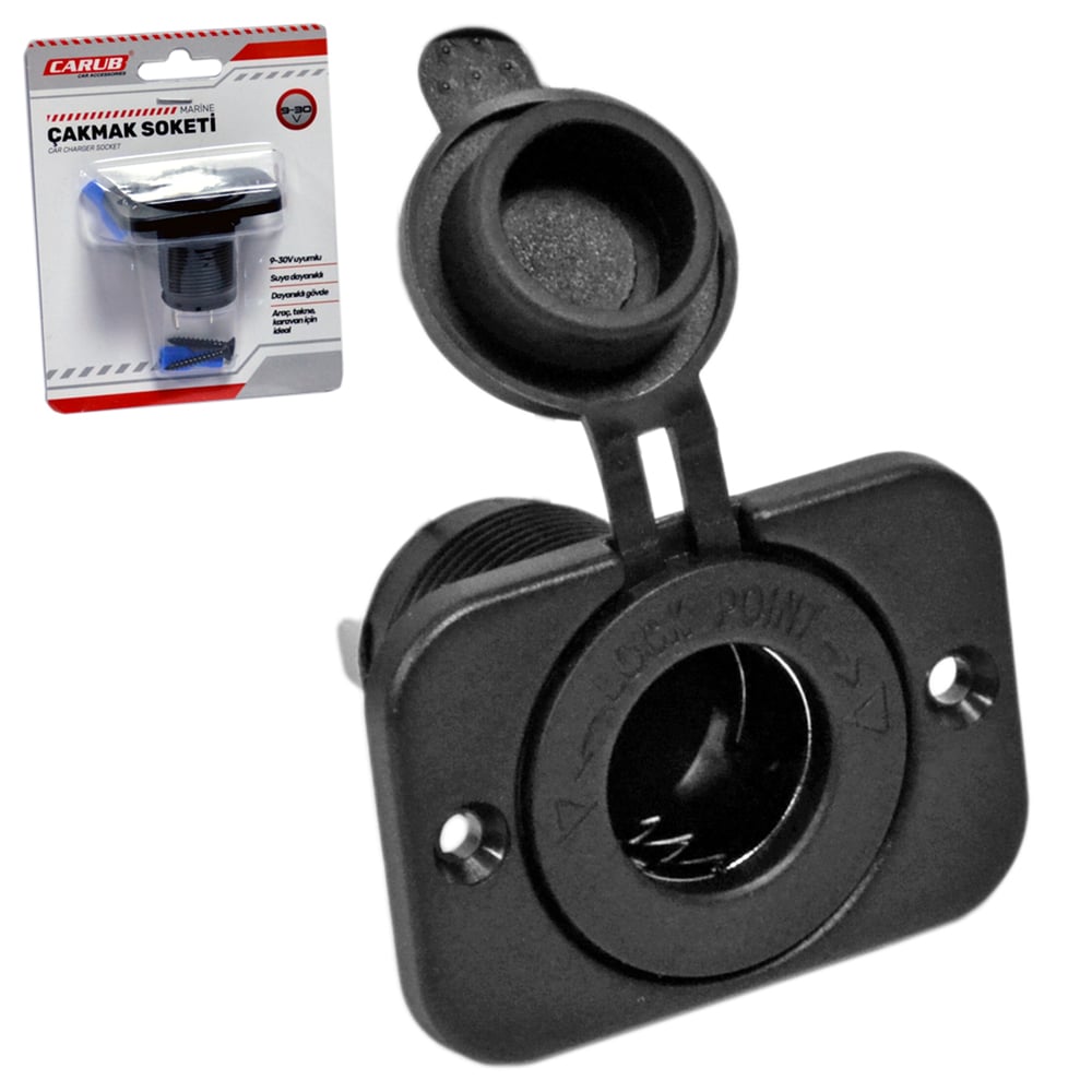 Carub Çakmak Soketi 9-30V Marine Tip Vakum BR1700809