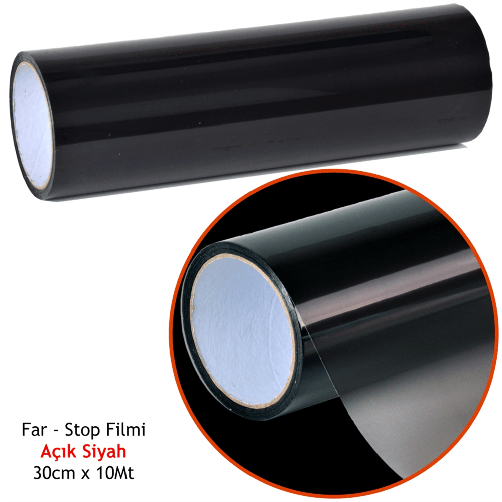 Carub Far Stop Filmi Açık Siyah 30 cm x 10 mt BR1190465