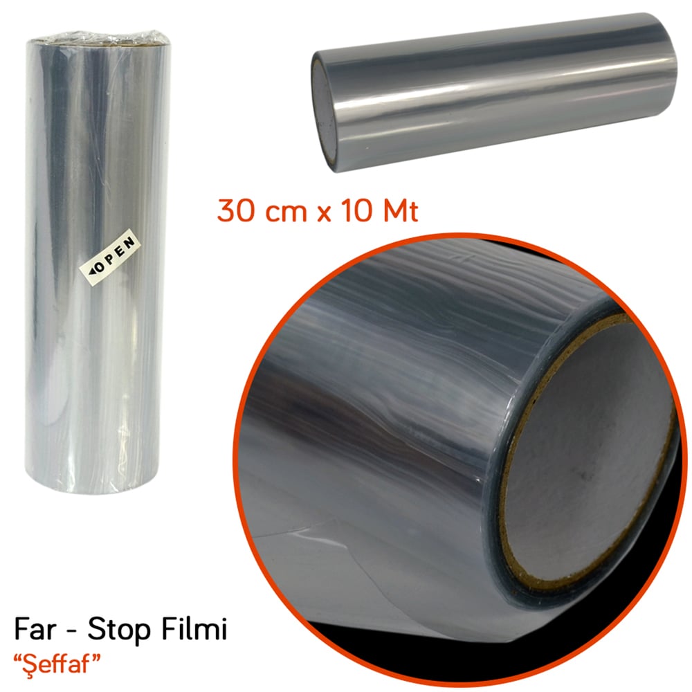 Carub Far Stop Filmi Şeffaf 30 cm x 10 mt BR1190472
