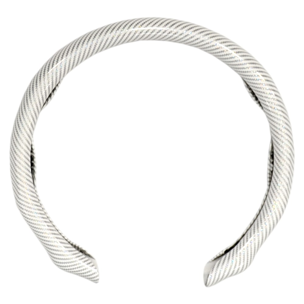 Carub Fiber Direksiyon Kılıfı Karbon Uzun Beyaz BR1850124