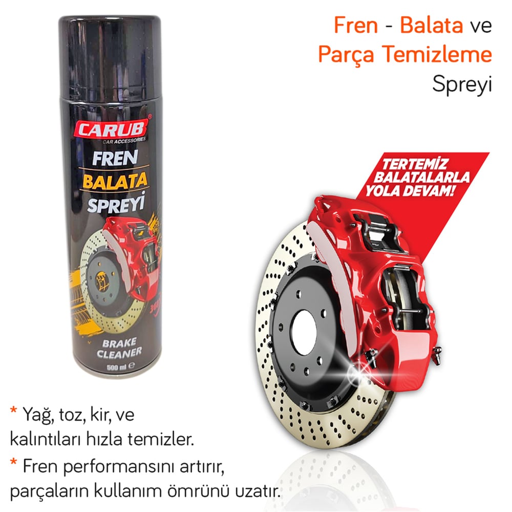 Carub Fren Balata Temizleyici Sprey 500 ml BR0900610