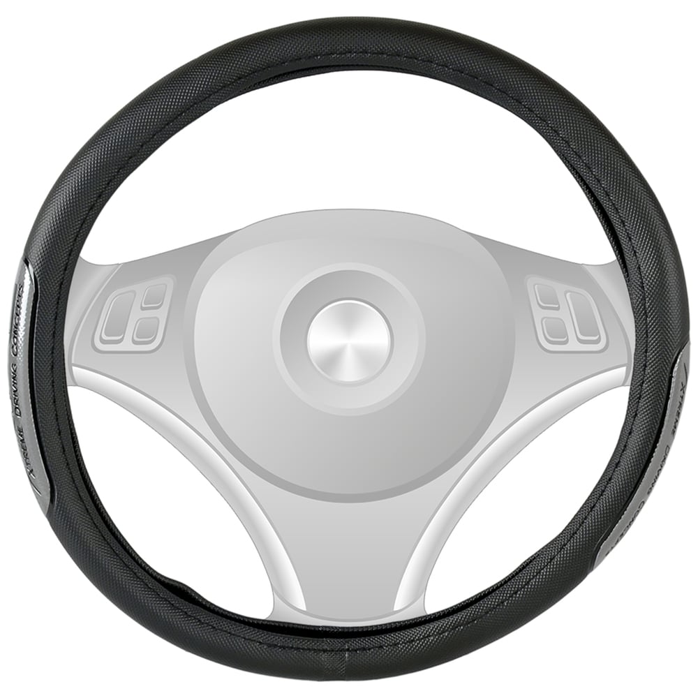 Carub Geçmeli Direksiyon Kılıfı Fosforlu Siyah (XDC-Sedef) 45 cm BR1830267