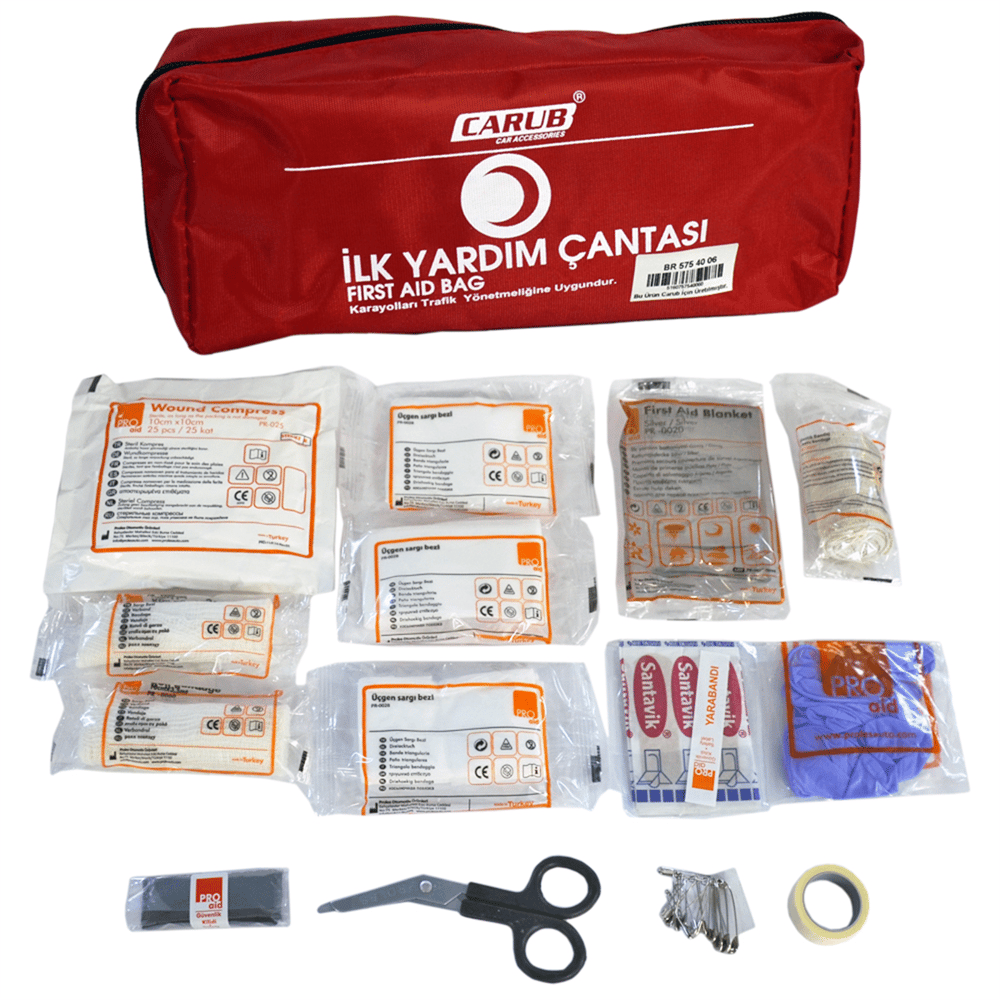 Carub İlk Yardım Seti Kumaş Çanta Belgeli BR5754006