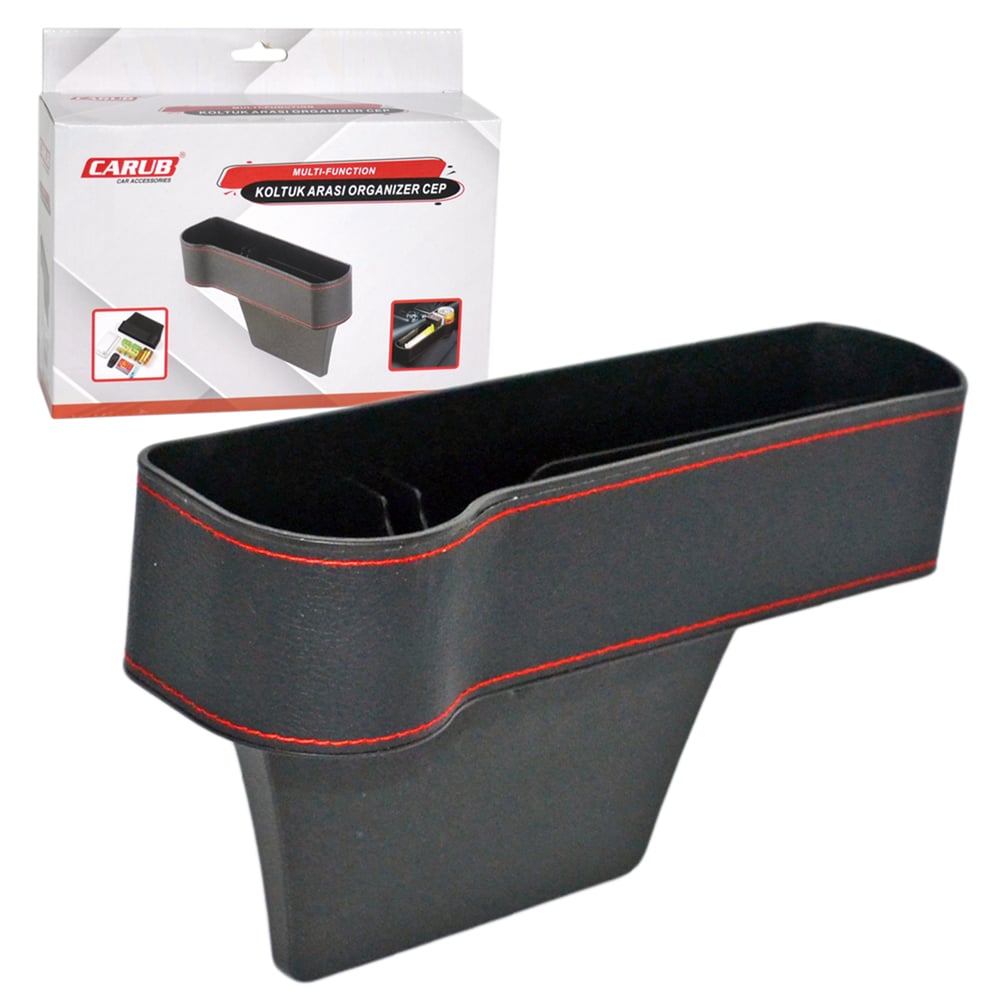 Carub Koltuk Arası Organizer Düzenleyici Cep Siyah 26,5x8x18 cm BR5902208