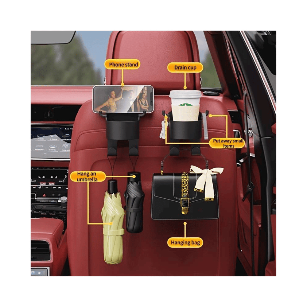 Carub Koltuk Arkası Organizer Siyah (Çok Fonksiyonlu) BR5902263