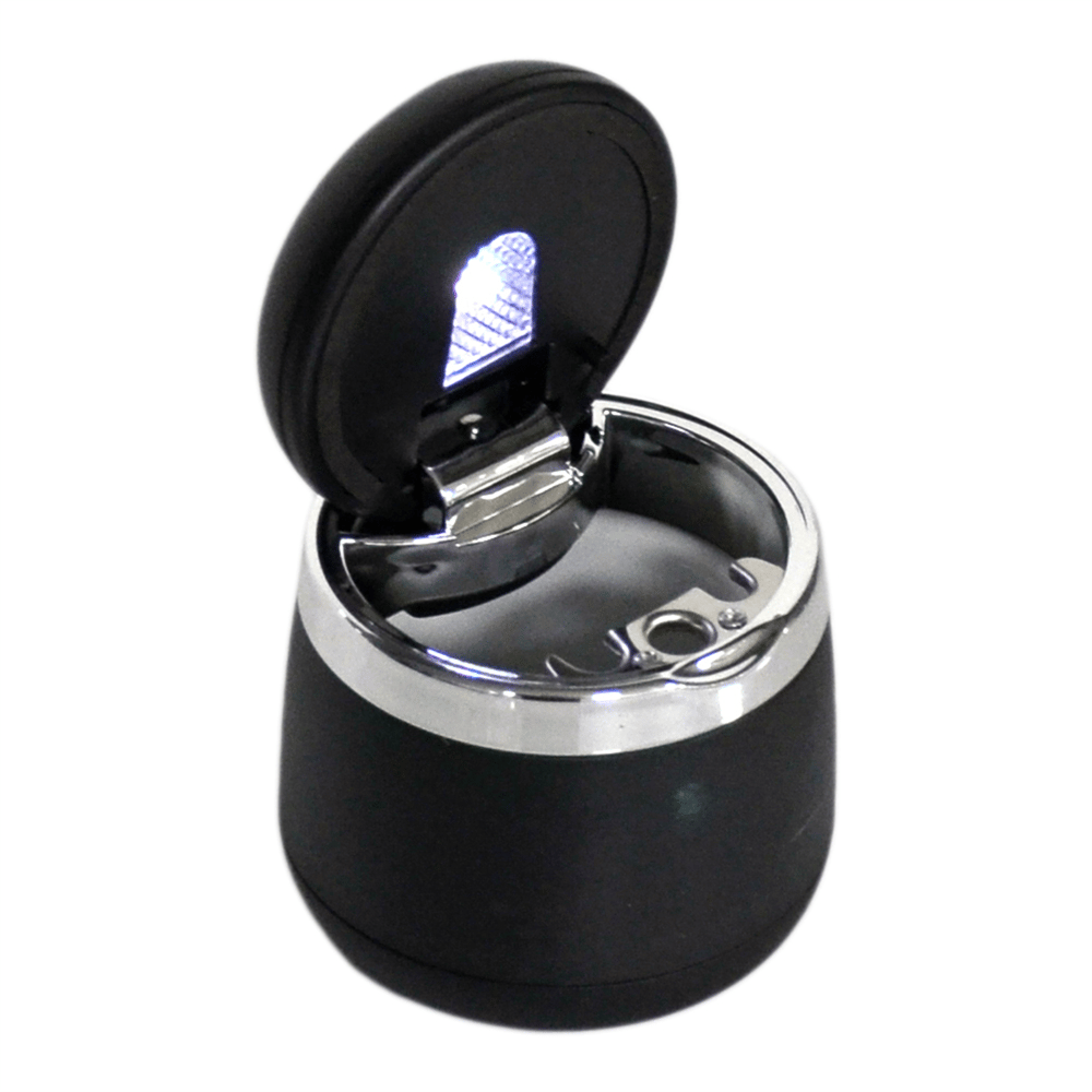 Carub Küllük Portatif Lüx Işıklı Seramik Siyah-Silver BR2944644