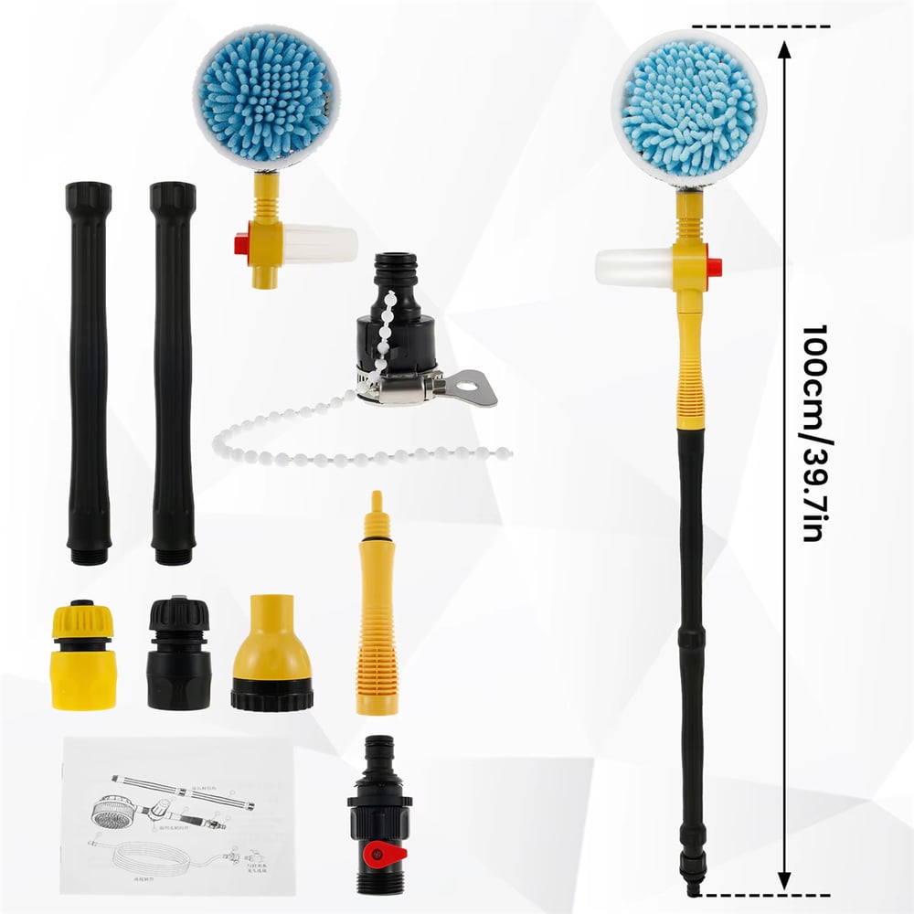 Carub Oto Yıkama Fırçası Mop Profesyonel 100cm BR0922559