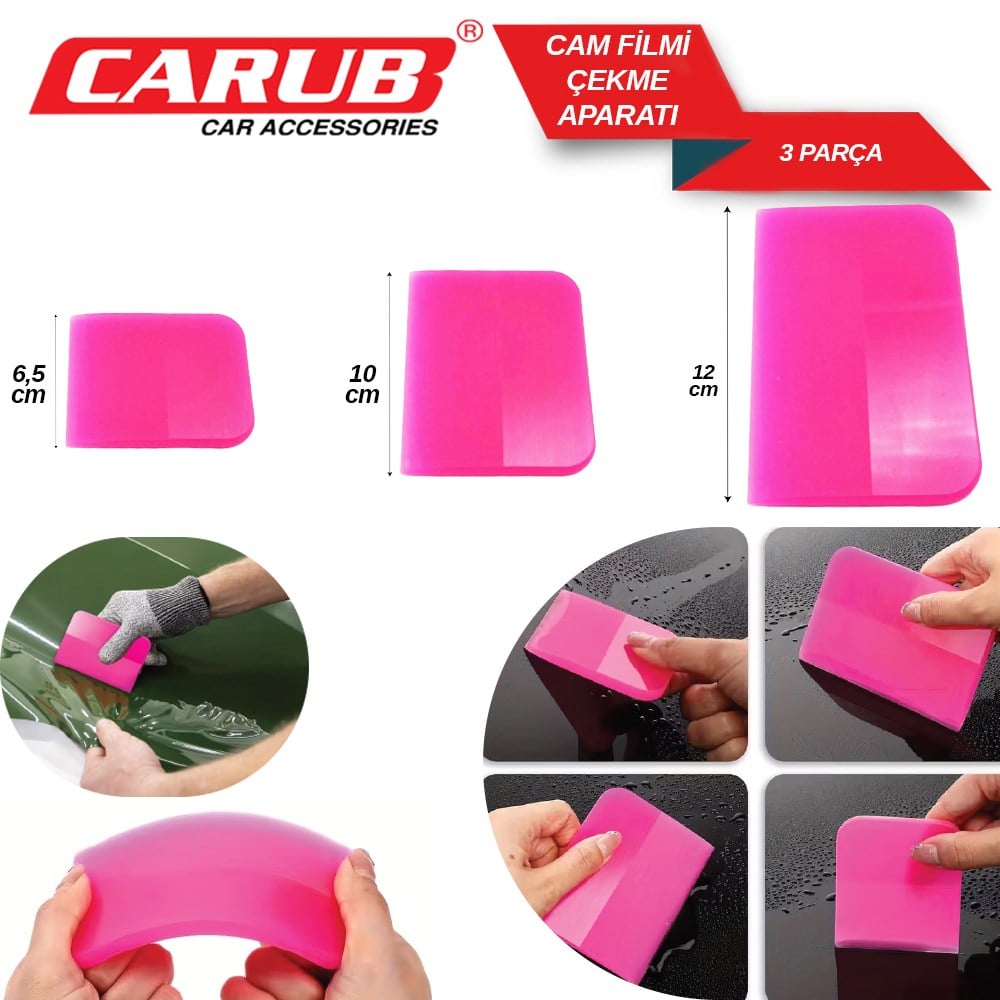 Carub PPF Uygulama Aparatı Ragle 6cm-10cm-12cm 3 lü Set BR1245025