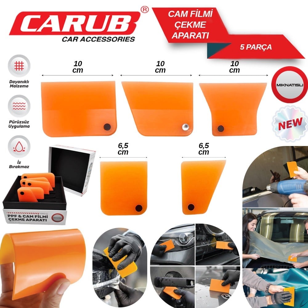 Carub PPF Uygulama Aparatı Ragle Mıknatıslı 5 Parça BR1245024
