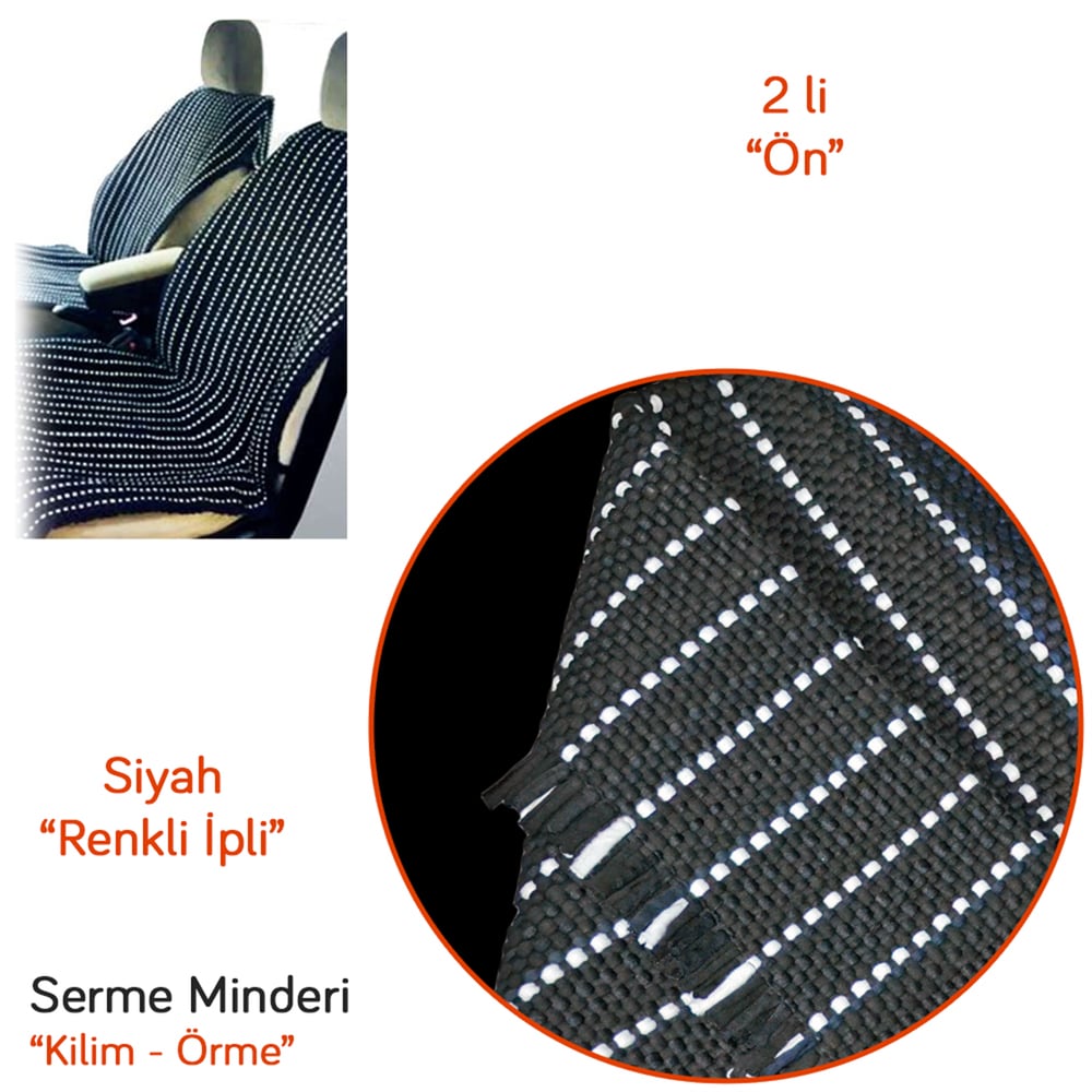 Carub Serme Minder (Kilim) Pilot Ön 2 li Set Üniversal BR4818023