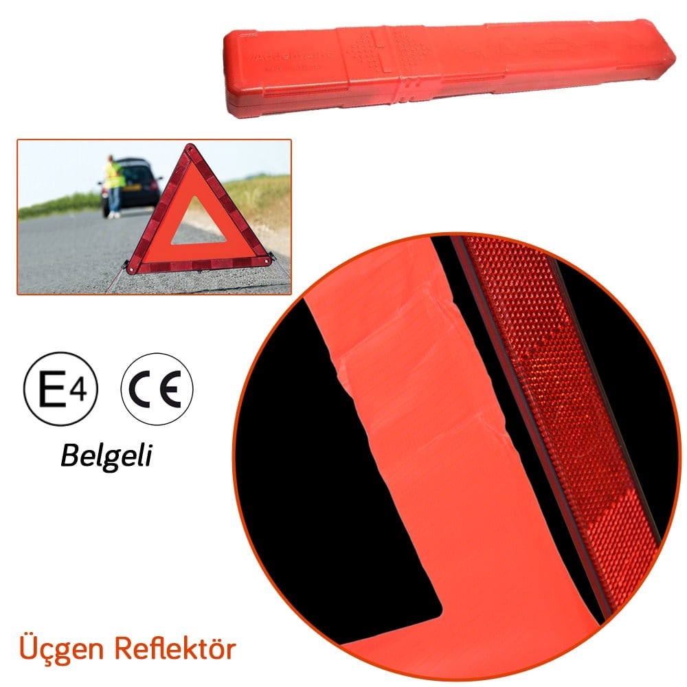 Carub Üçgen Reflektör E Belgeli