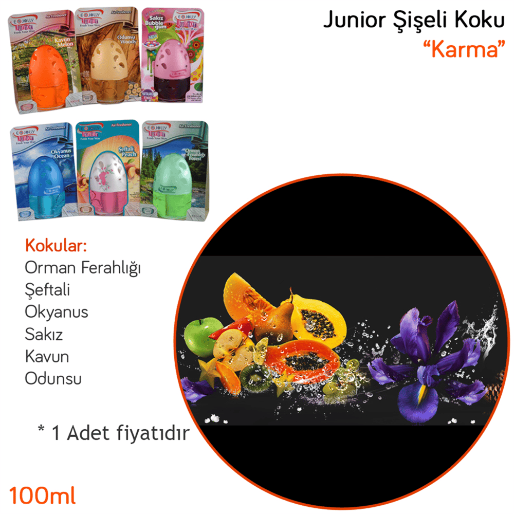 E-Jolly Junior Şişeli Koku Karma 100 Ml