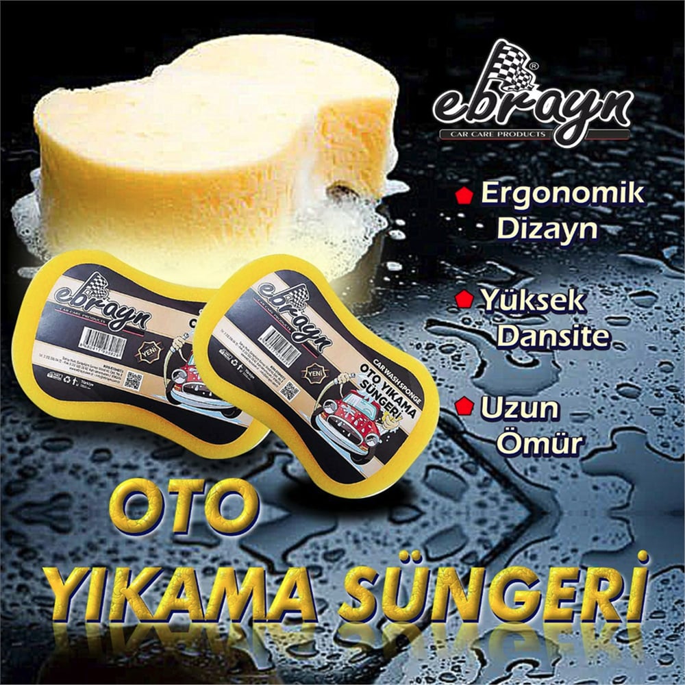 Ebrayn Oto Yıkama Süngeri (2 li)
