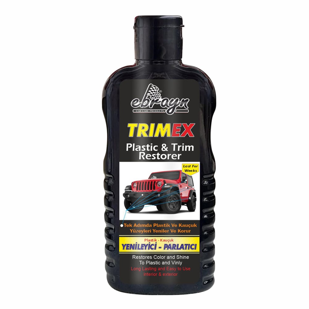 Ebrayn TrimEx Plastik - Kauçuk Yenileyici - Parlatıcı - Koruyucu 200 ml