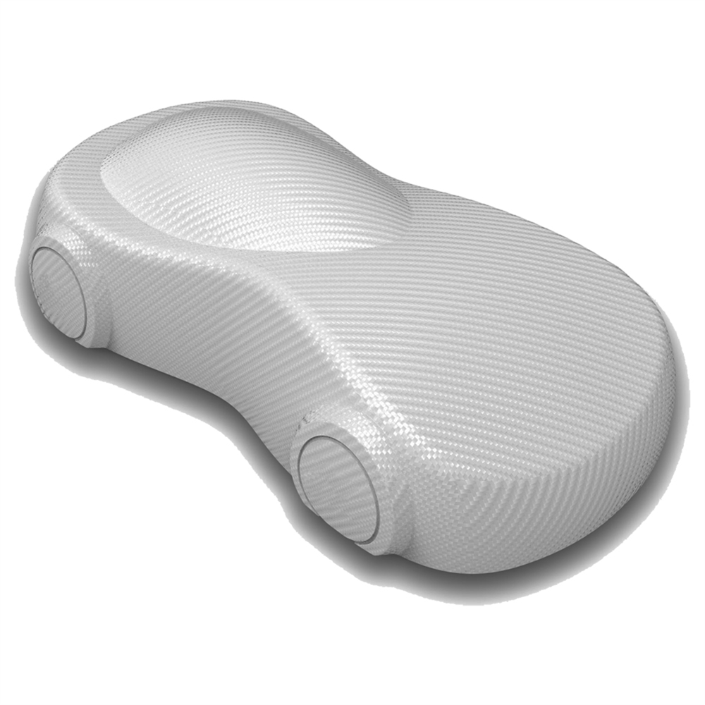 Guard 3D Karbon Kaplama Folyo 152 cm x 15 mt Açık Gri Hava Kanallı (170 micron)