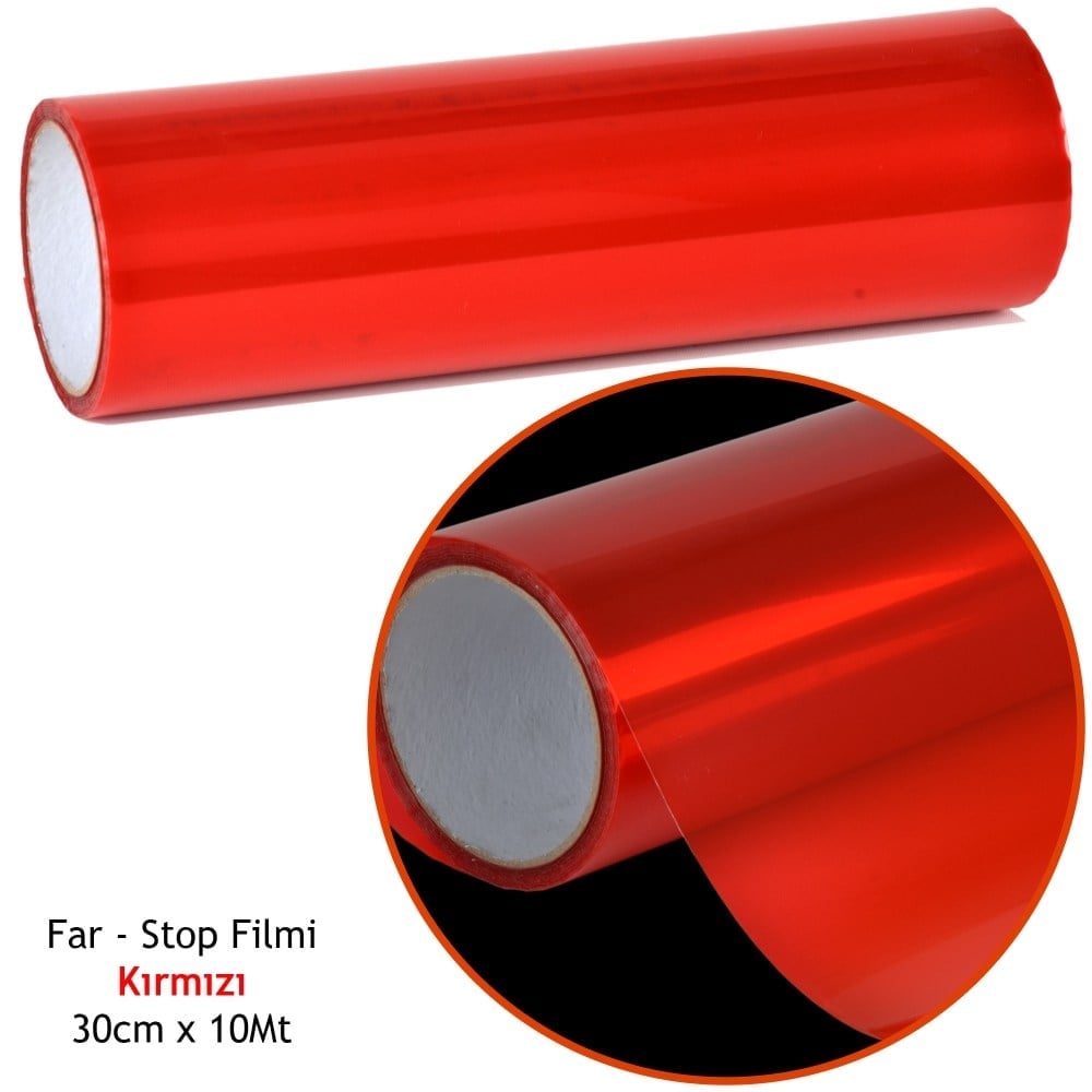 Guard Far Stop Filmi Kırmızı 30 cm x 10 mt (120 micron)