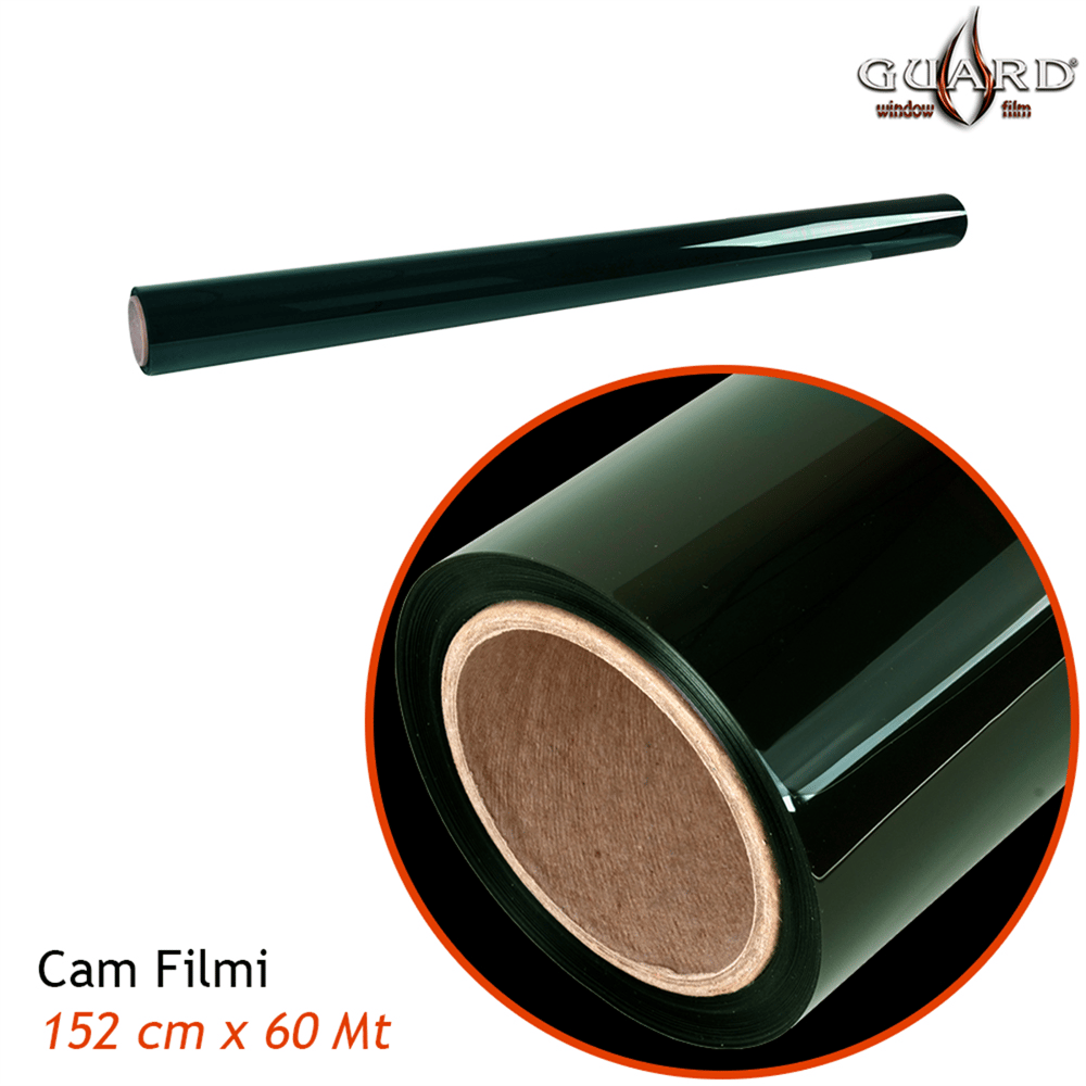 Guard GT-200 2 Ply Çizilmez 152 cm x 30 Mt %15 Green Cam Filmi