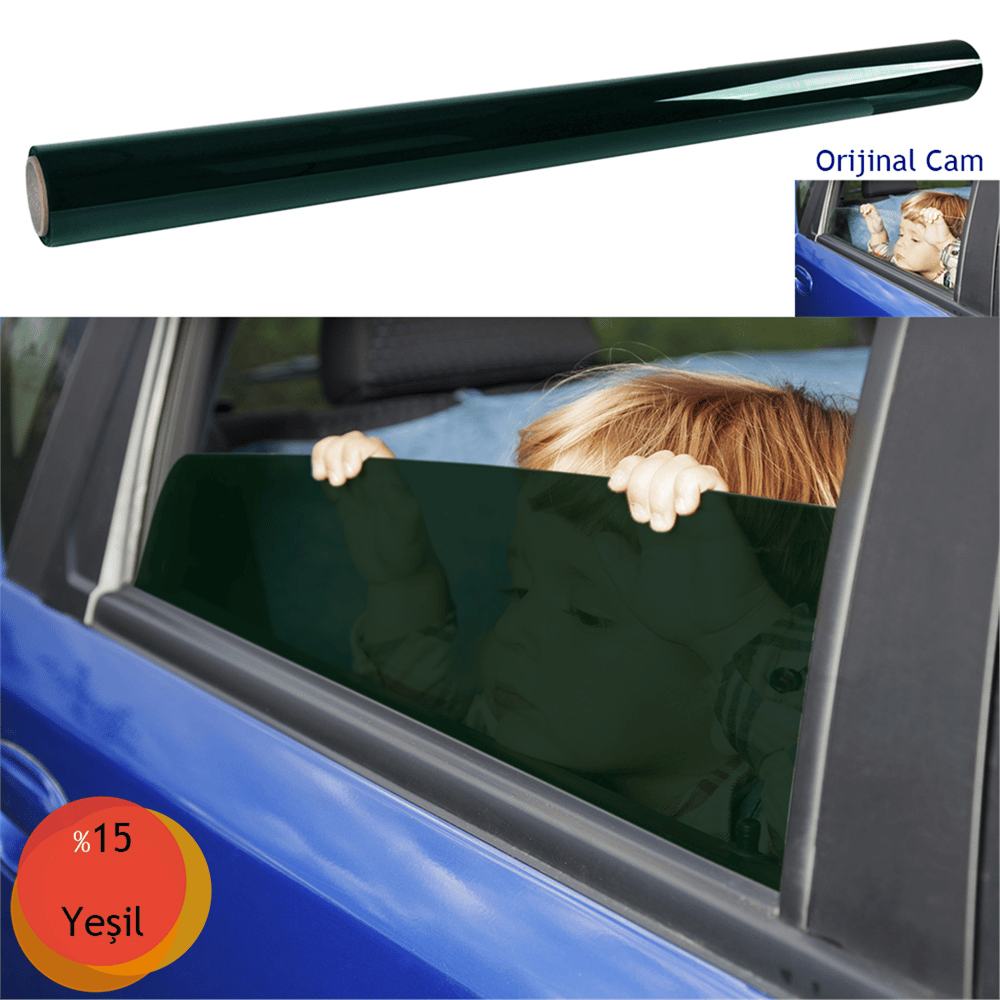 Guard GT-200 2 Ply Çizilmez 152 cm x 30 Mt %15 Green Cam Filmi