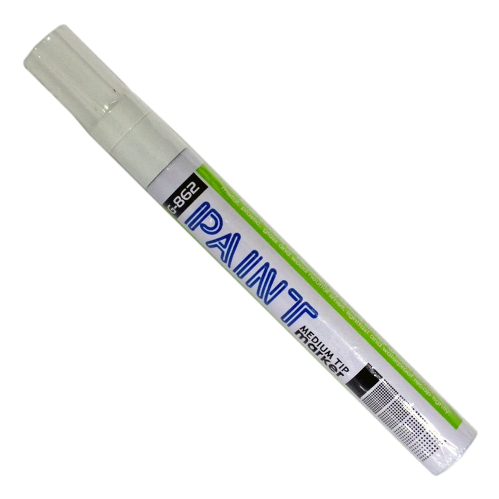Gxin Lastik Yazma Kalemi Beyaz Tekli G-862A OYK8001