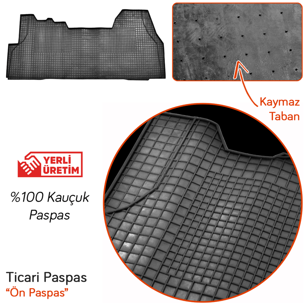 İmage Fiat Ducato 2006-2023 /Jumper-Boxer Kauçuk Paspas Ticari